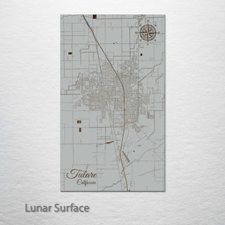 Tulare, California Street Map