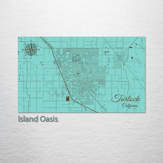 Turlock, California Street Map