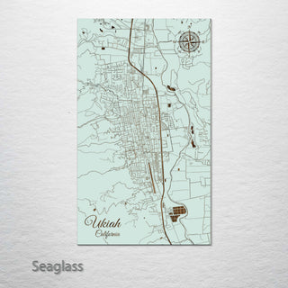 Ukiah, California Street Map