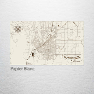 Vacaville, California Street Map