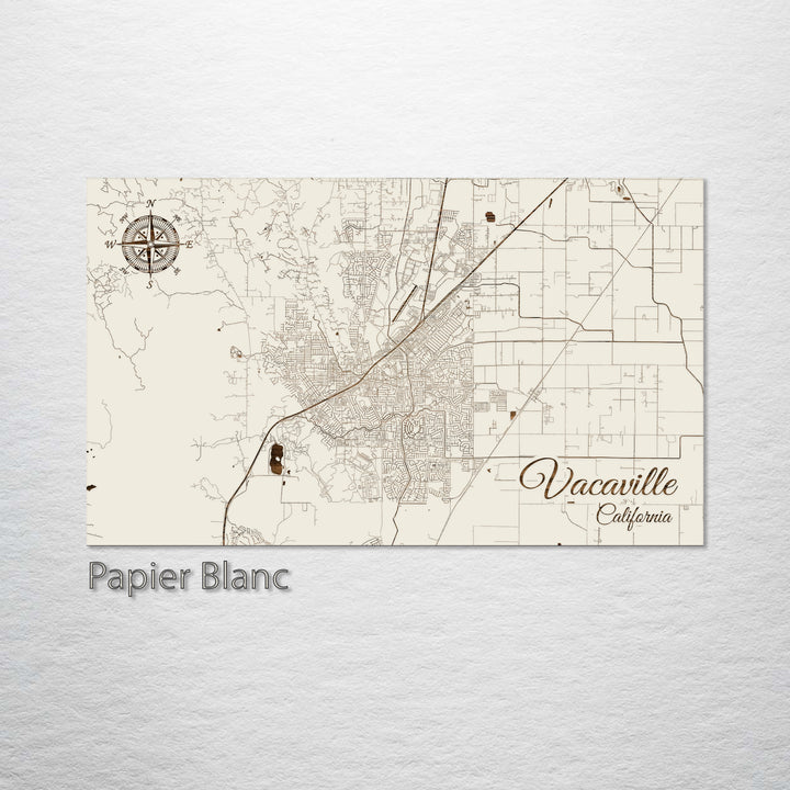 Vacaville, California Street Map