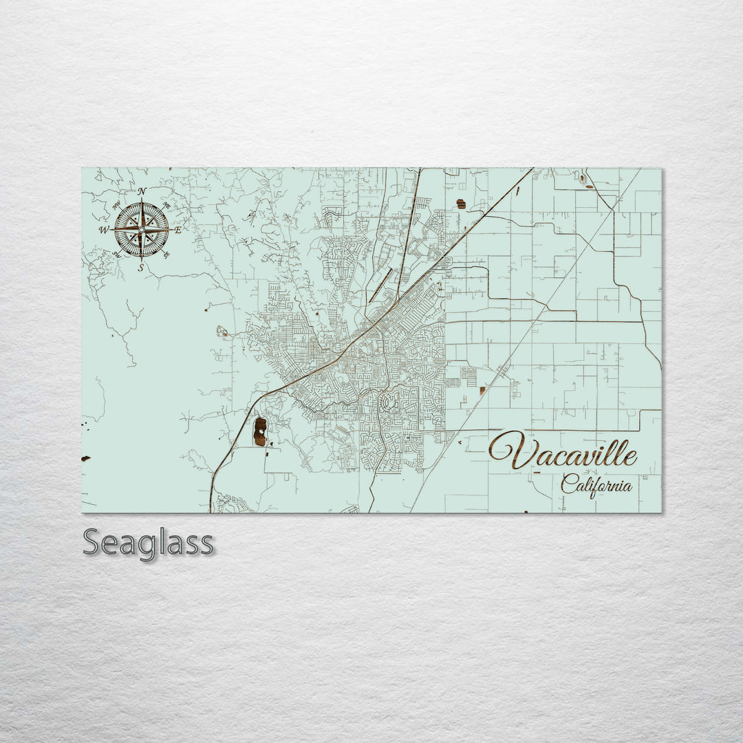 Vacaville, California Street Map