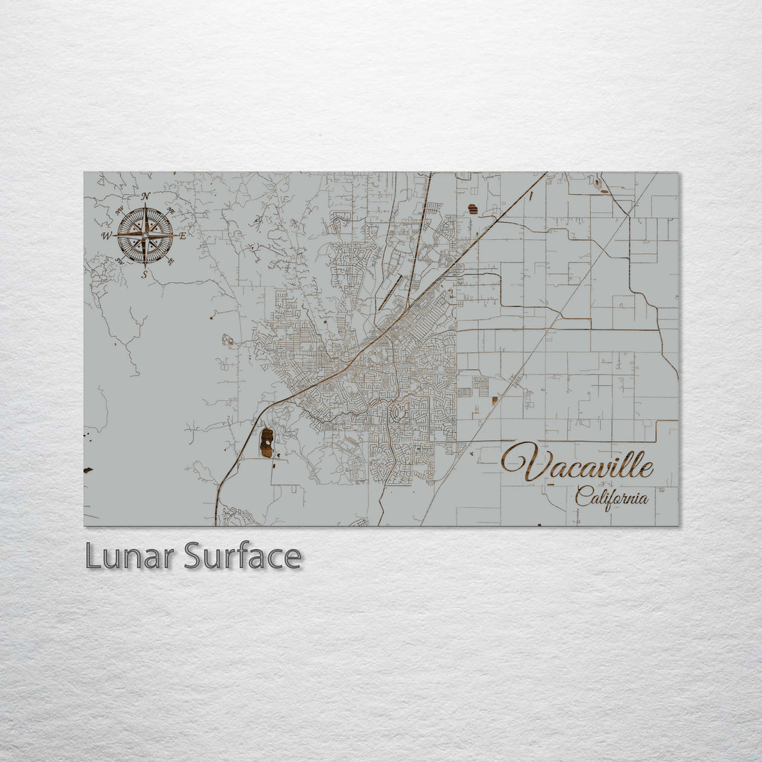 Vacaville, California Street Map