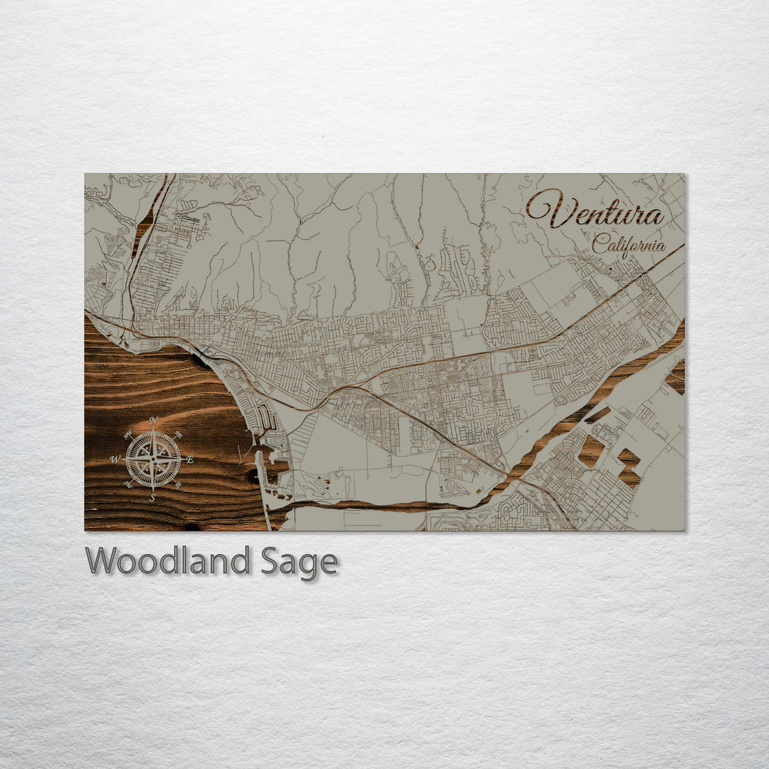 Ventura, California Street Map