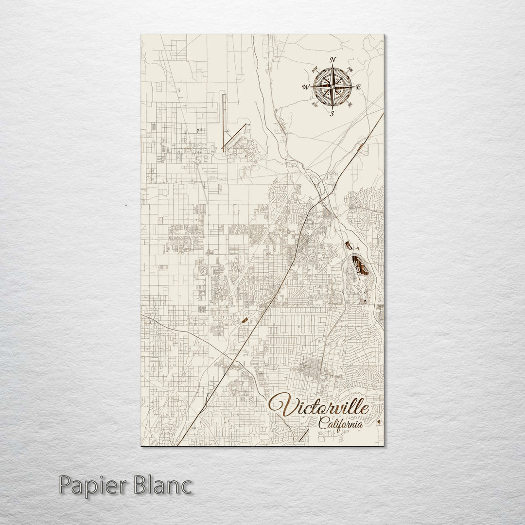 Victorville, California Street Map