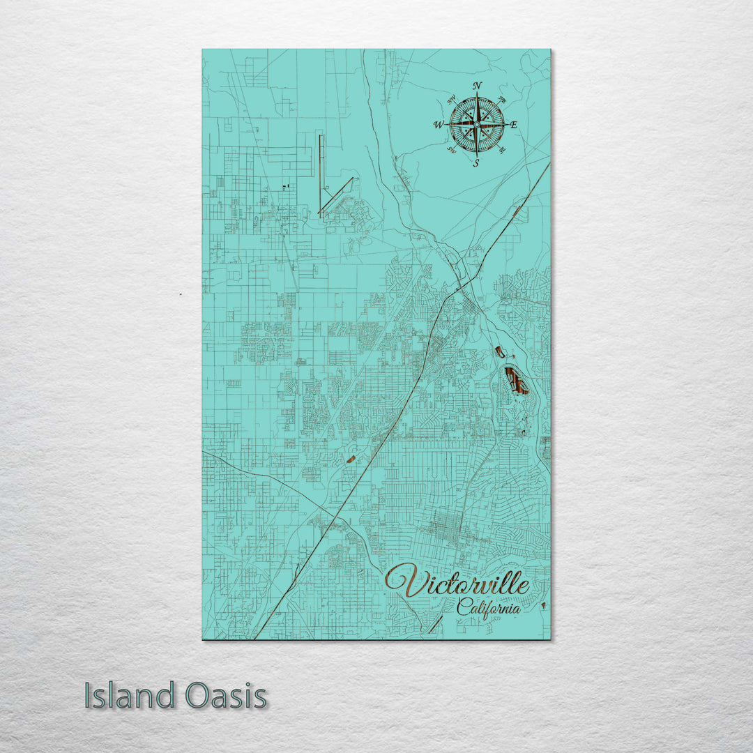 Victorville, California Street Map