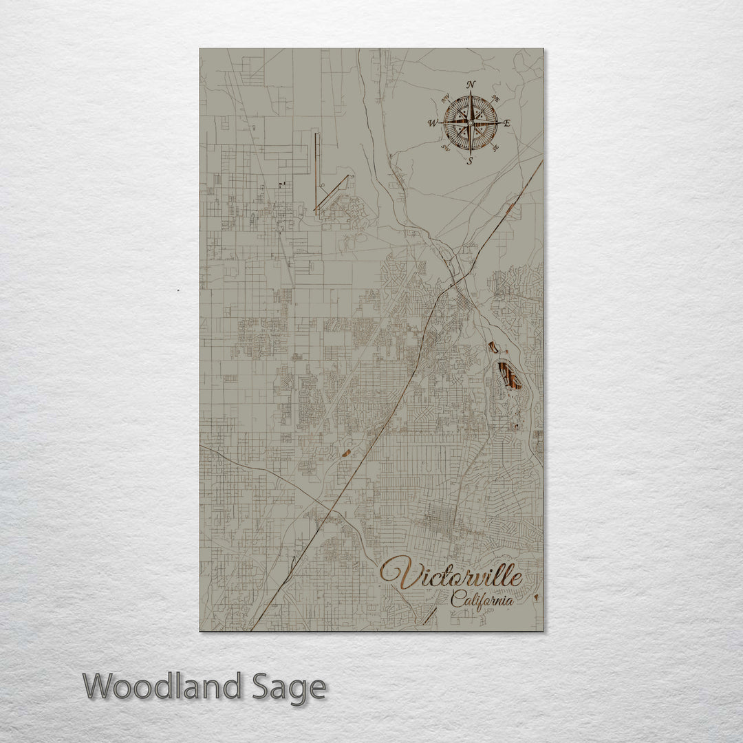 Victorville, California Street Map