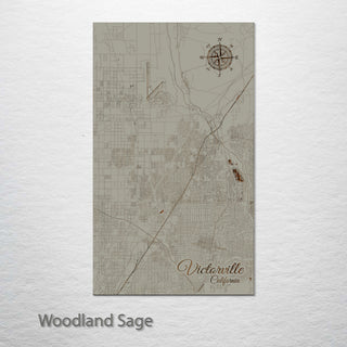 Victorville, California Street Map