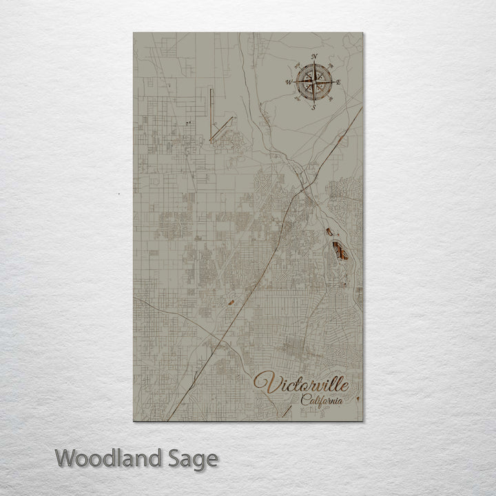 Victorville, California Street Map