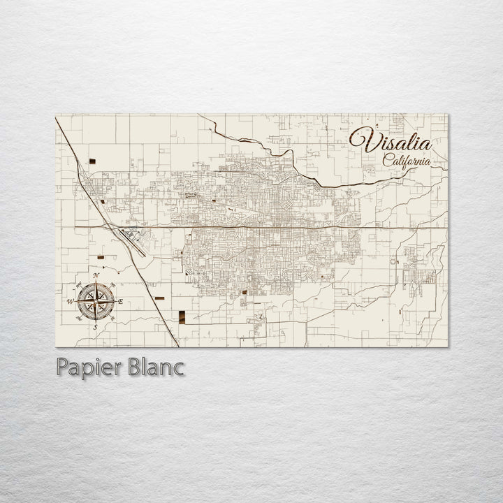 Visalia, California Street Map