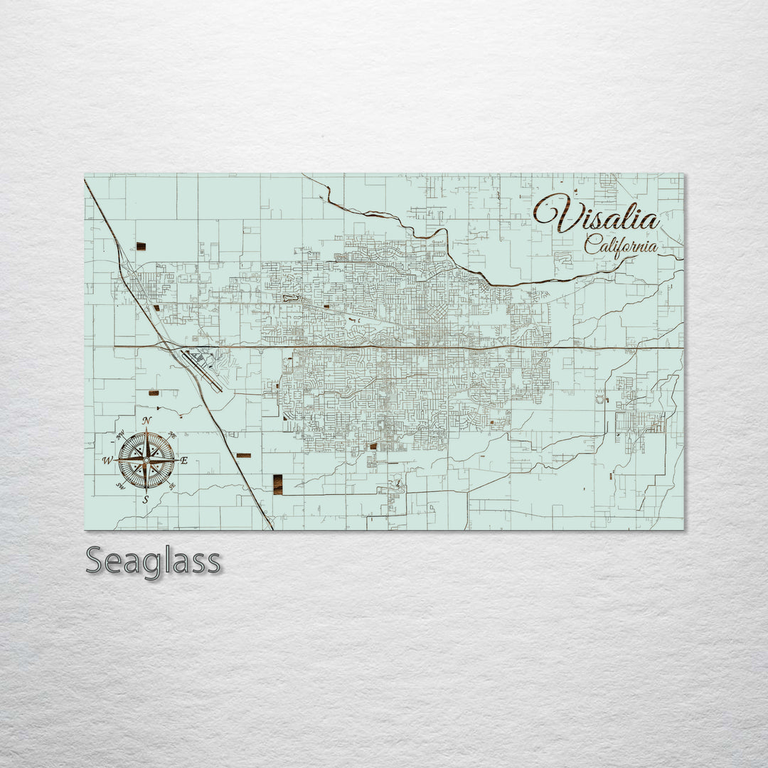 Visalia, California Street Map