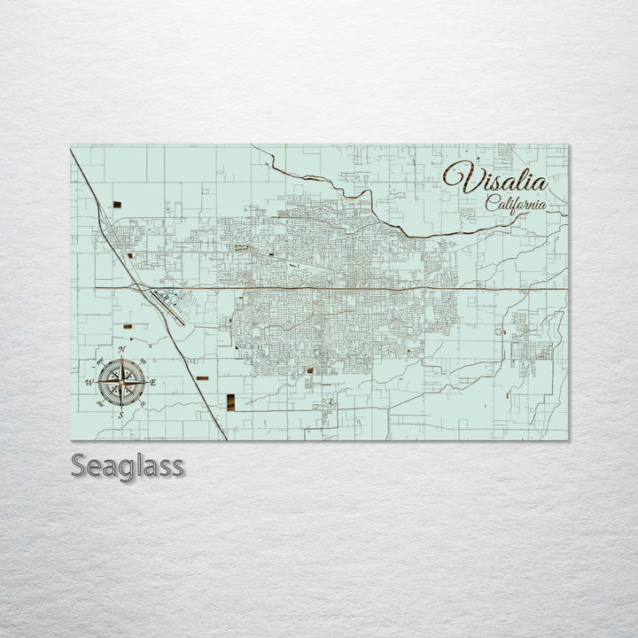 Visalia, California Street Map