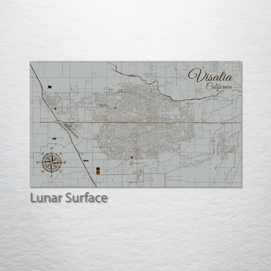 Visalia, California Street Map