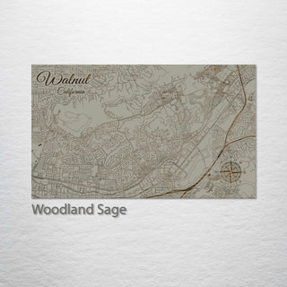 Walnut, California Street Map