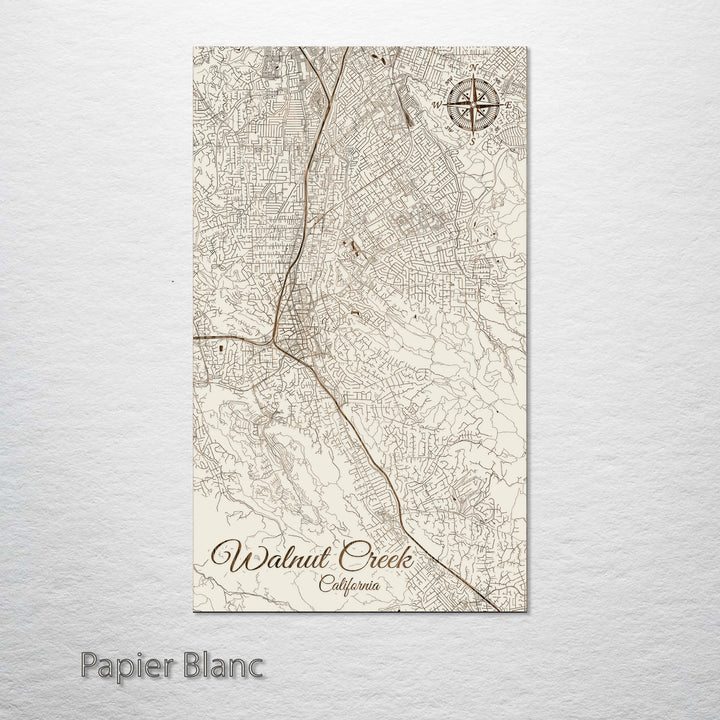 Walnut Creek, California Street Map