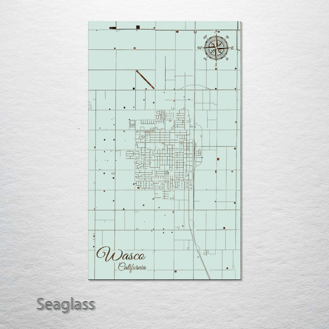 Wasc Map Wasco, California Street Map