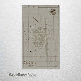 Wasco, California Street Map