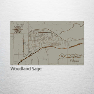 Waterford, California Street Map