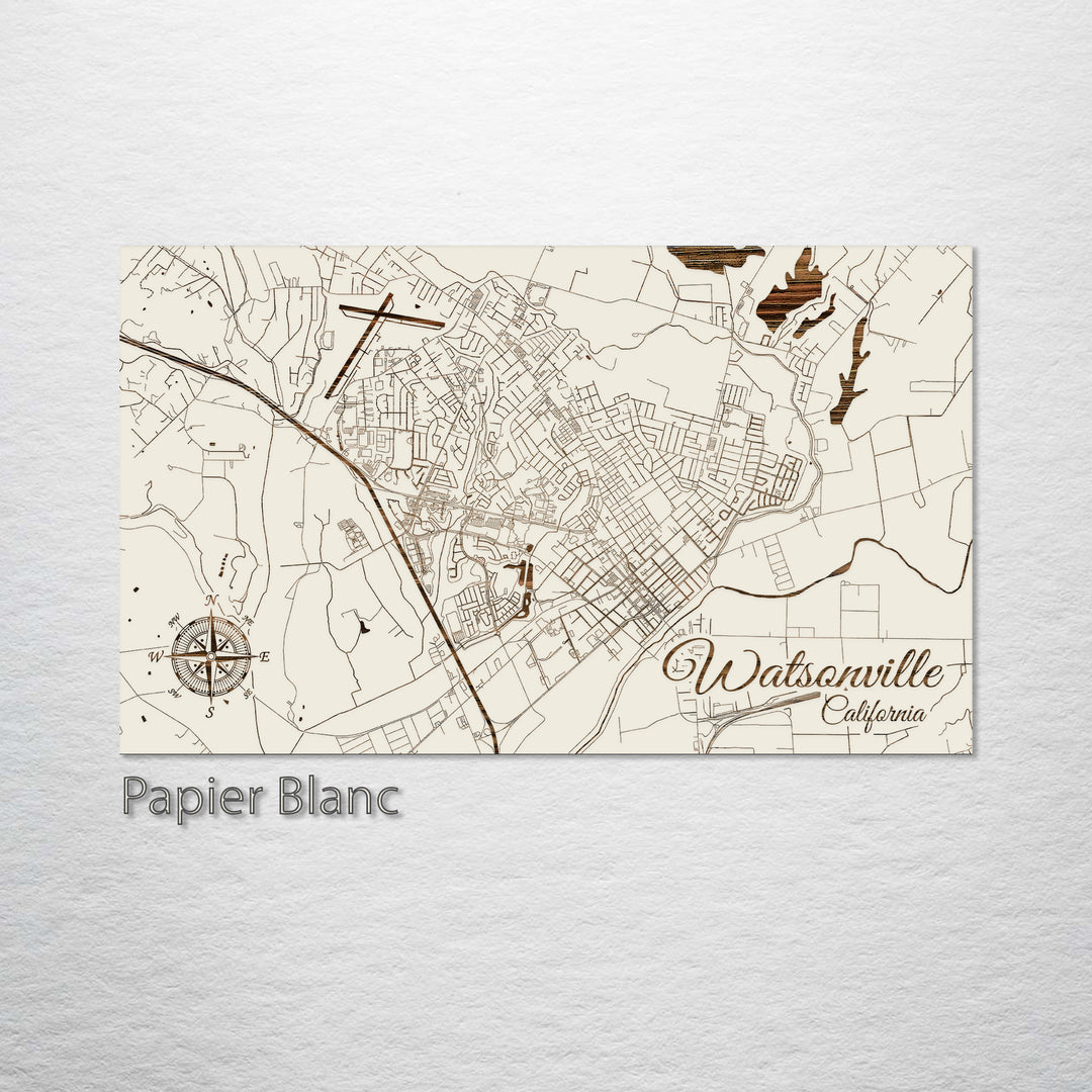 Watsonville, California Street Map