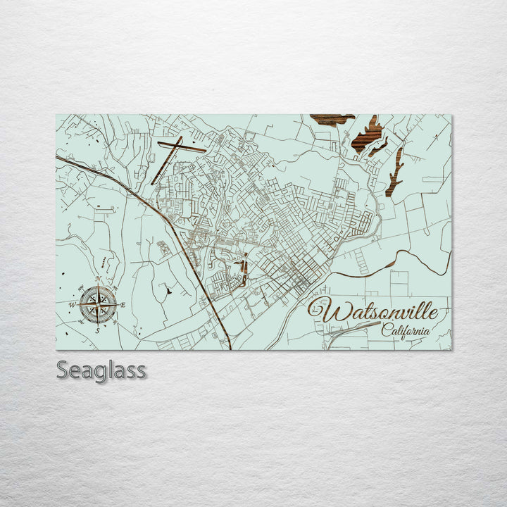 Watsonville, California Street Map