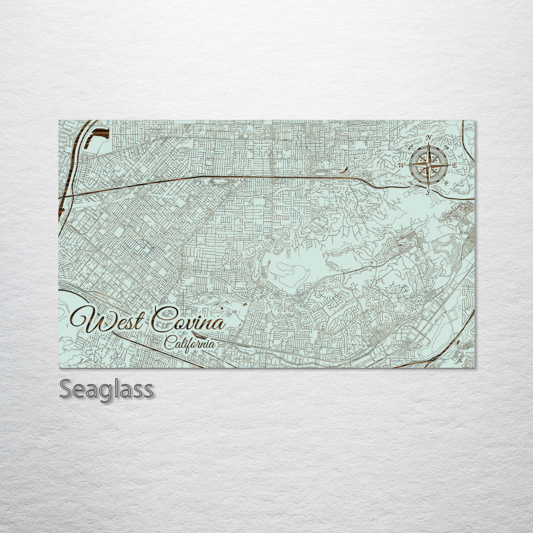 West Covina, California Street Map