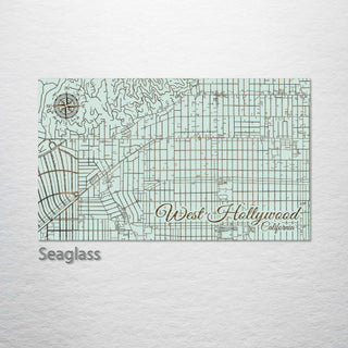 West Hollywood, California Street Map