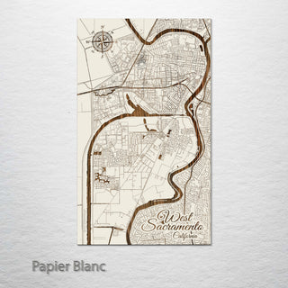 West Sacramento, California Street Map