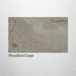 Whittier, California Street Map