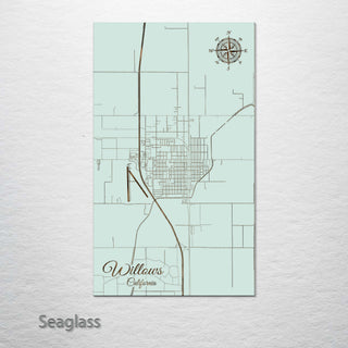 Willows, California Street Map