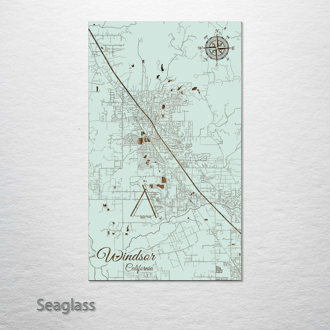 Windsor, California Street Map