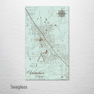 Windsor, California Street Map