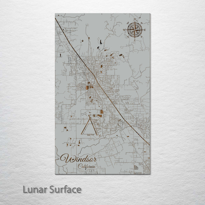 Windsor, California Street Map