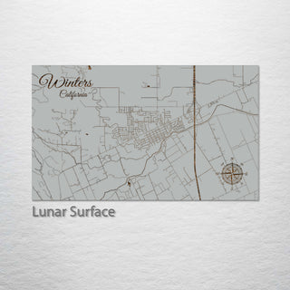 Winters, California Street Map