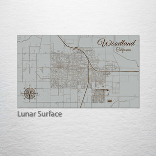 Woodland, California Street Map