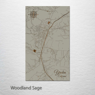 Yreka, California Street Map