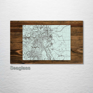 Colorado Isolated Map (MI-SM) - Fire & Pine