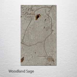 New Britain, Connecticut Street Map