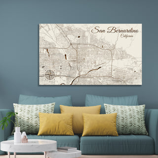 San Bernardino, California Street Map