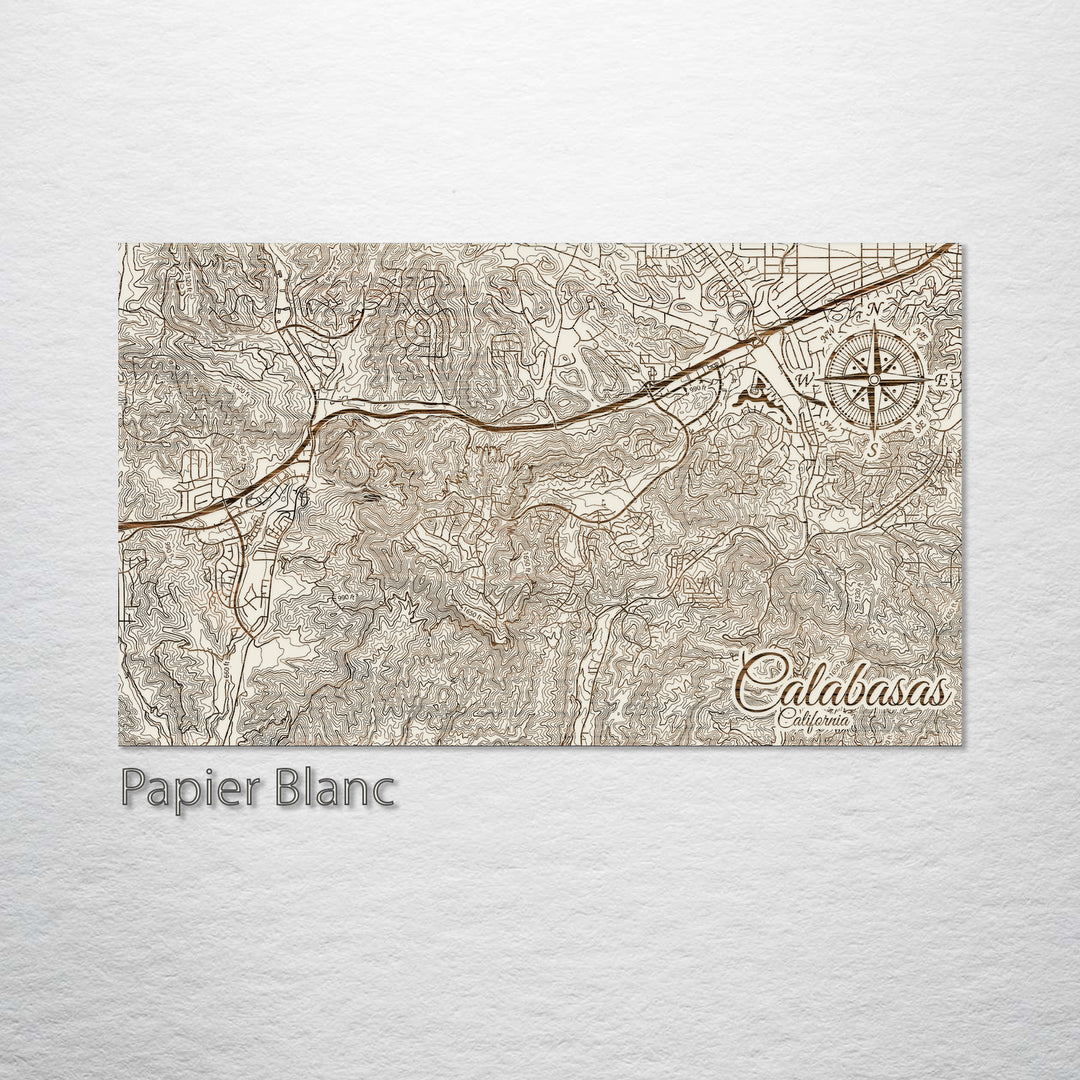 Calabasas, California Street Map