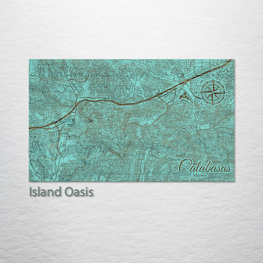 Calabasas, California Street Map