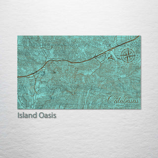 Calabasas, California Street Map