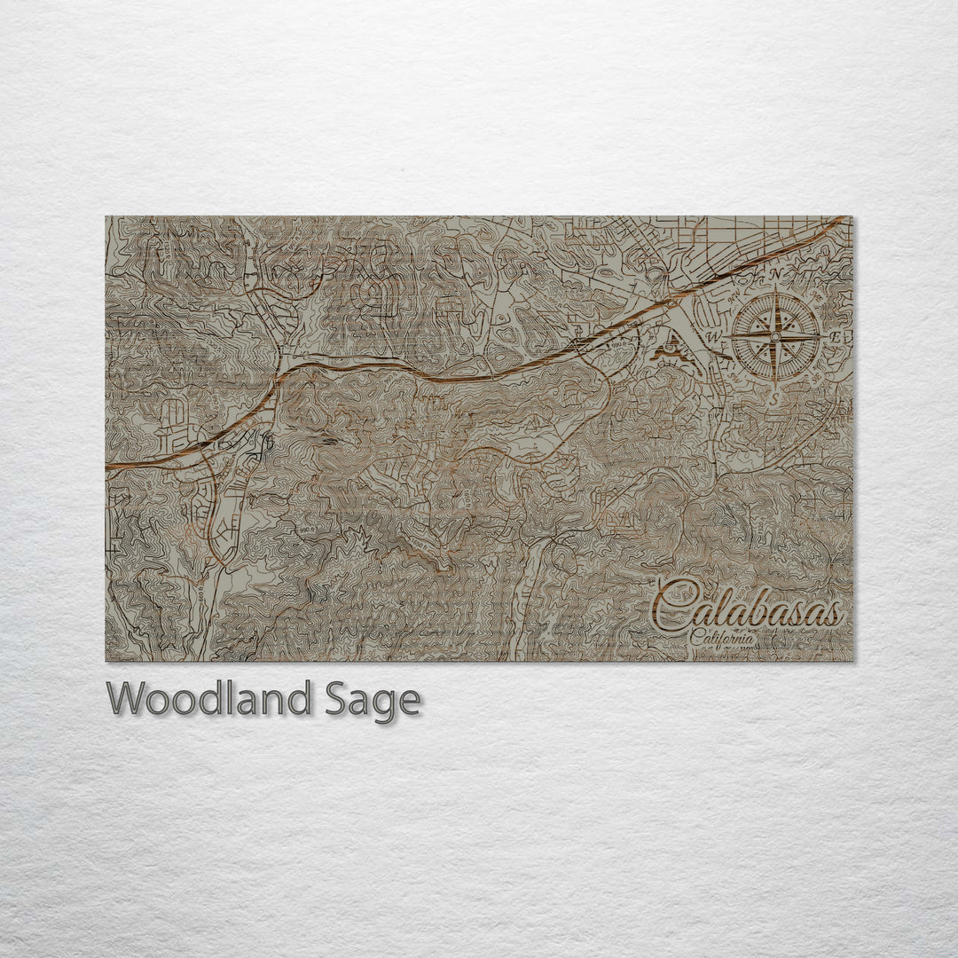 Calabasas, California Street Map