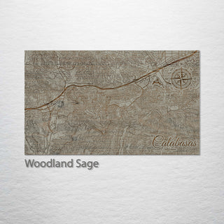 Calabasas, California Street Map