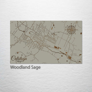 Calistoga, California Street Map