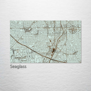 Campbell, California Street Map