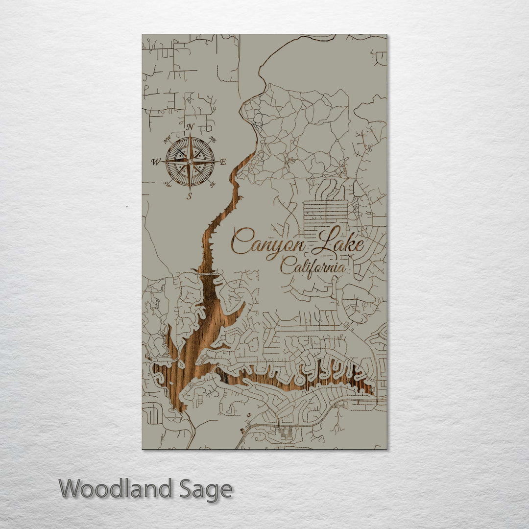 Canyon Lake, California Street Map