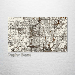 Carmel, Indiana Street Map - Fire & Pine