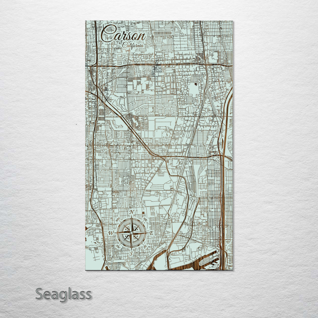 Carson, California Street Map