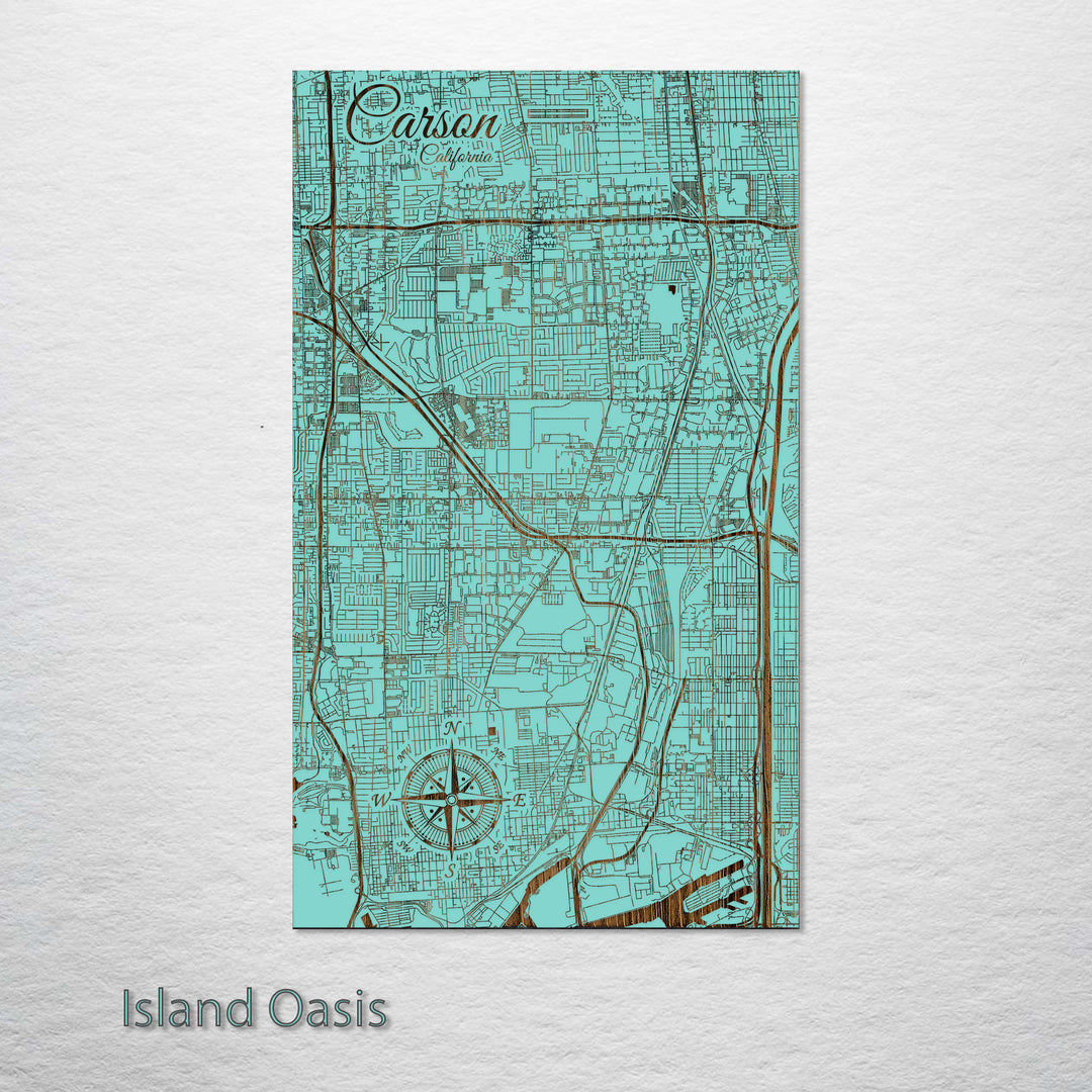 Carson, California Street Map