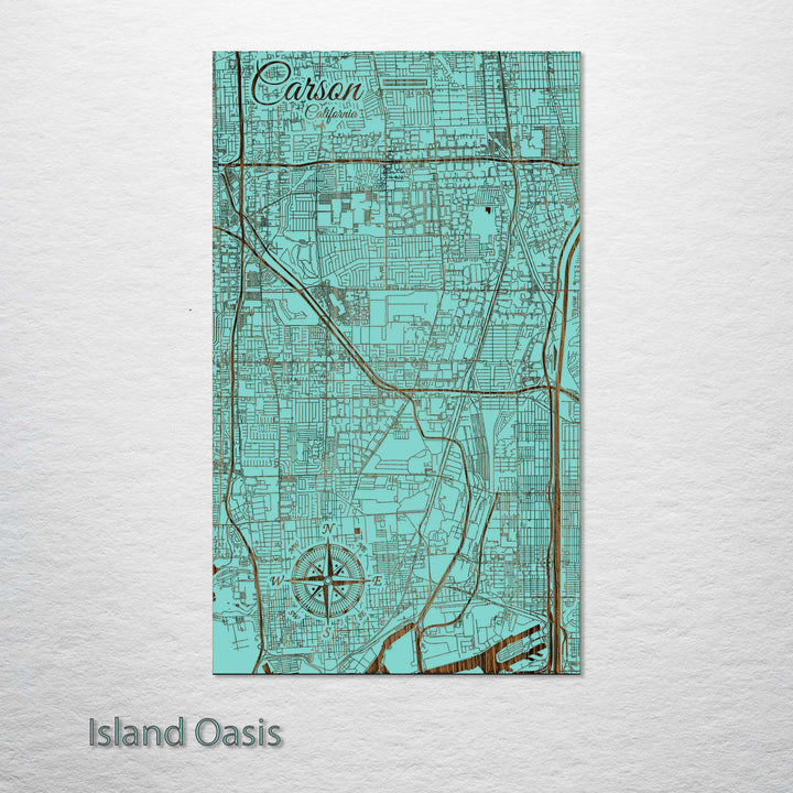 Carson, California Street Map